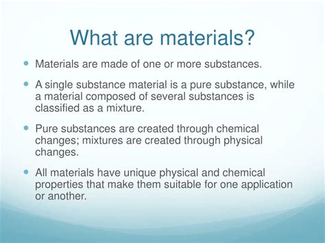 what does material mean.